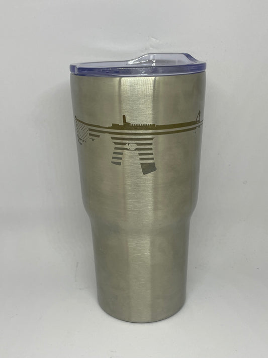 Custom Engraved Metal Tumbler