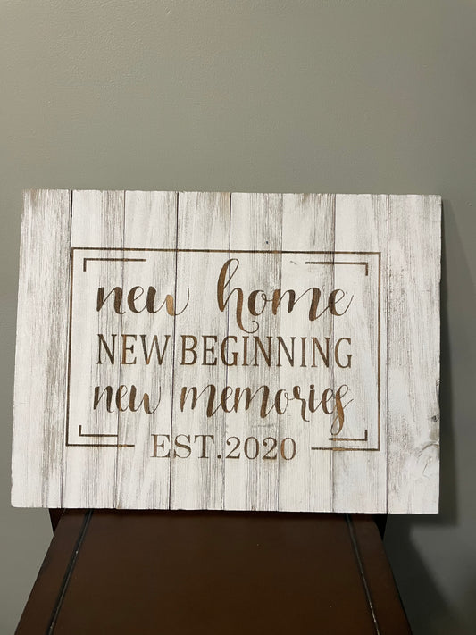 New Home New Beginning