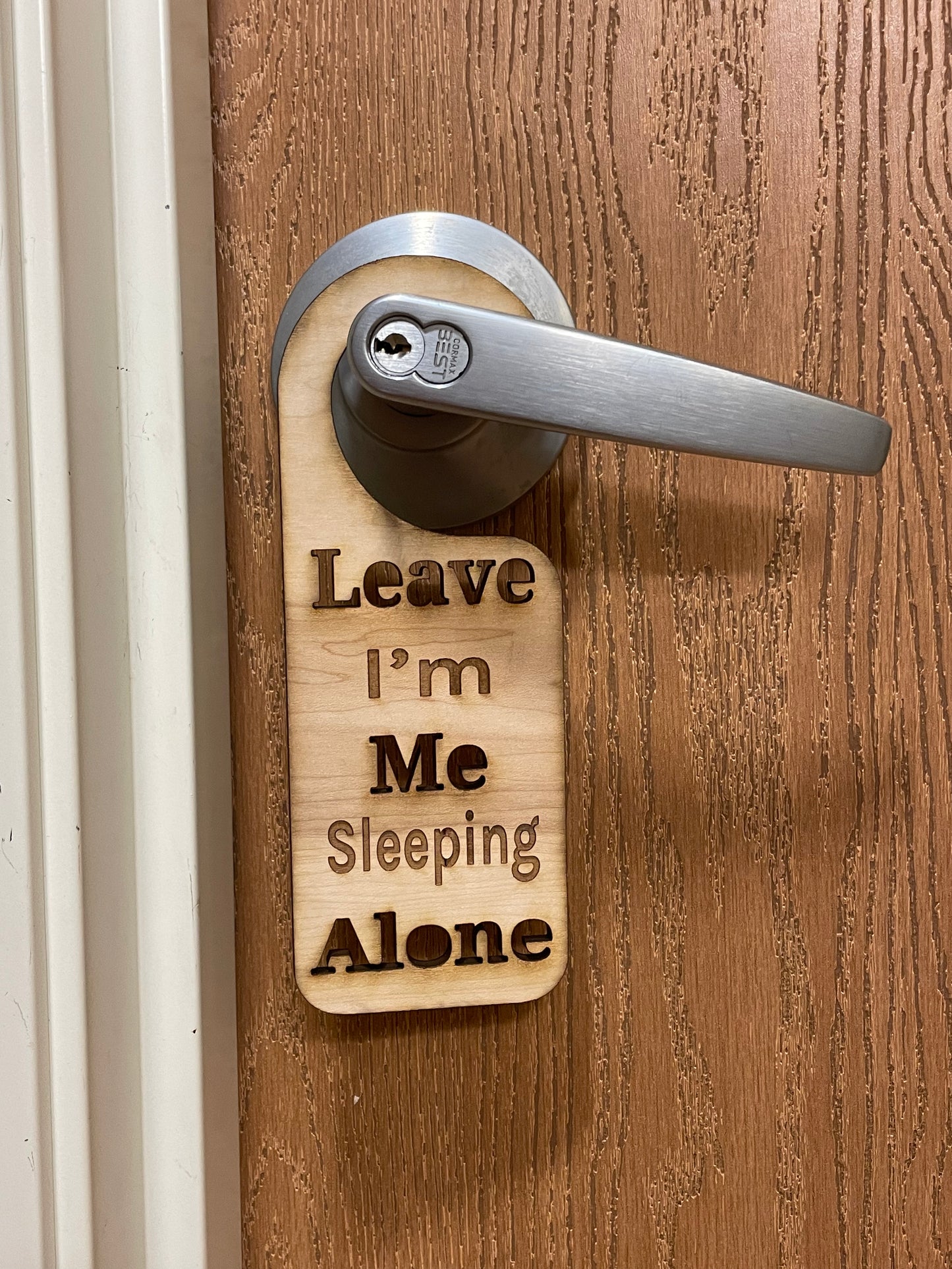 I’m Sleeping Door Hanger Leave Me Alone