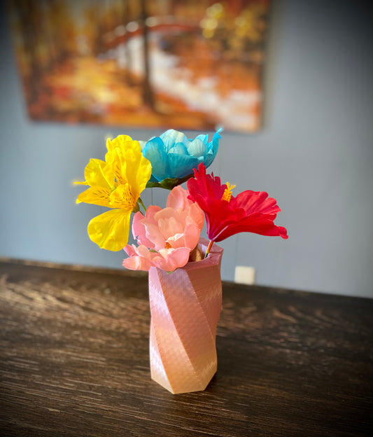 Twisted 3D Printed Vase